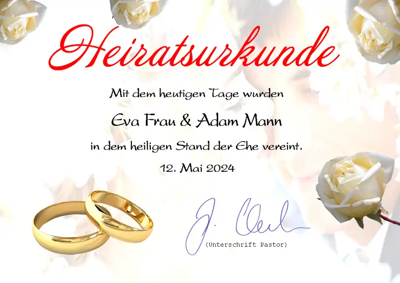 Online heiraten